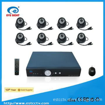 H.264 HD 8CH Security DVR with real time live and playback